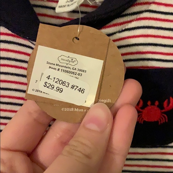 Mud pie crab footed onesie - Picture 4 of 6